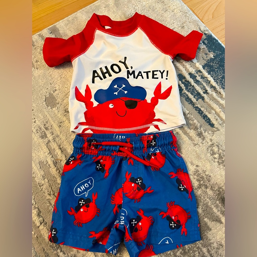 9 month swimsuit 🦀